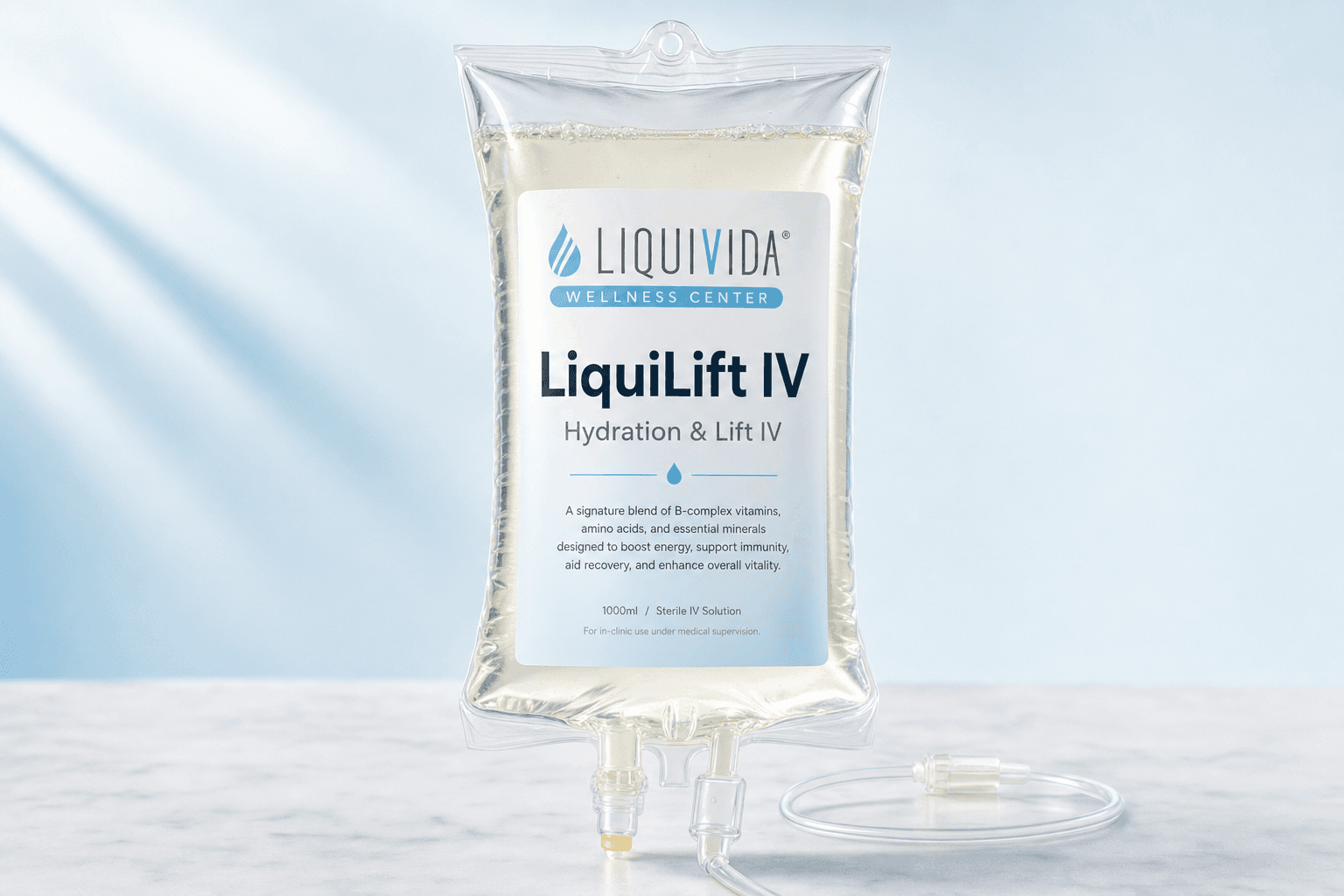LiquiLift, IV infusion bag
